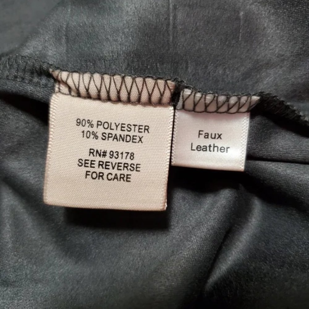 PHILOSOPHY FAUX LEATHER SHEATH DRESS - SIZE 6 - Picture 9 of 13